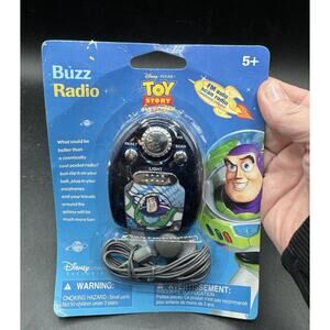 Toy Story Buzz Radio FM Earphones Disney Store Exclusive Buzz Lightyear New -D3